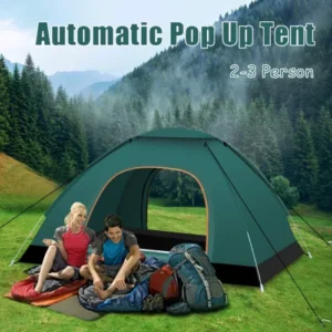 2-3 Person Tent Automatic Pop Up Outdoor Camping Hiking Waterproof Tent Portable