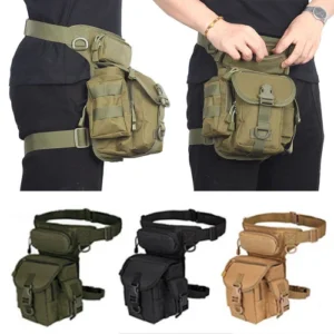 Tactical Drop Leg Bag Thigh Pouch Waist Belt Pack Outdoor Accessories Hiking Bag