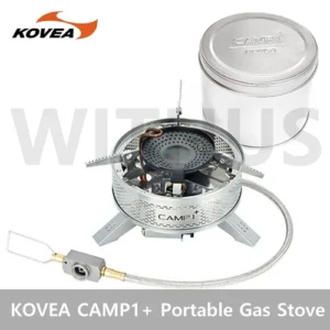 KOVEA CAMP1 Plus Hose Portable Gas Stove KGB-1608 with Case for Outdoor - Fedex_