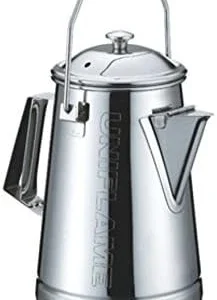 Uniflame Camp Kettle 660287 Stainless Steel 21.3oz 5.1x8.7inches Outdoor Camping