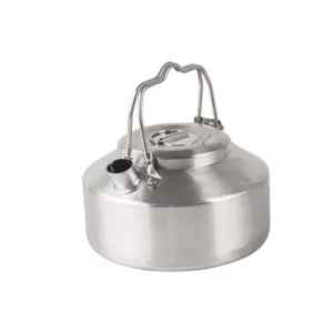 Outdoor Stainless Steel Kettle Locking Handle Camping Hung Pot Portable Coffee